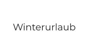 Winterurlaub